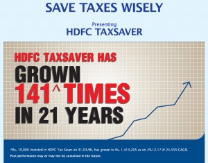 hdfc tax saver 